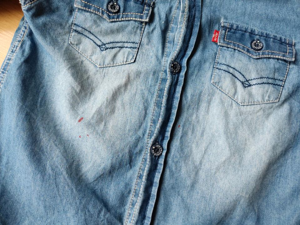 LEVIS Jeanshemd Gr. 130 - blau in Müllheim