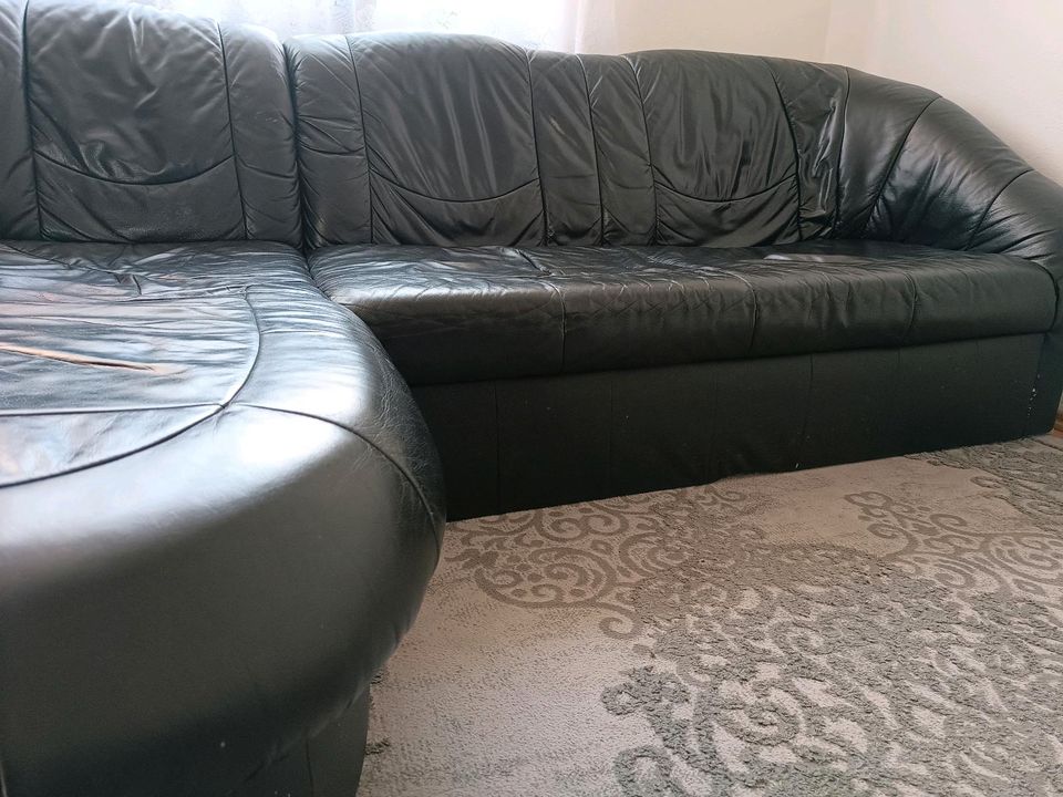 Leder Couch,  Echtleder, Sofa .Ledermöbel in München