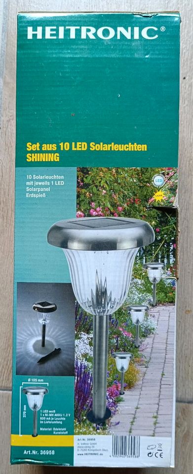 LED Solarleuchten (10'er Set) in Zühlsdorf