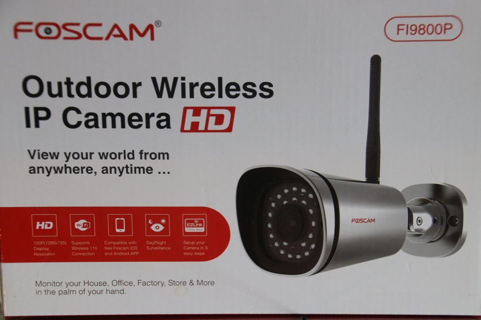 Überwachungskamera FOSCAM Outdoor Wireless IP Camera HD, NEU!! in Sande