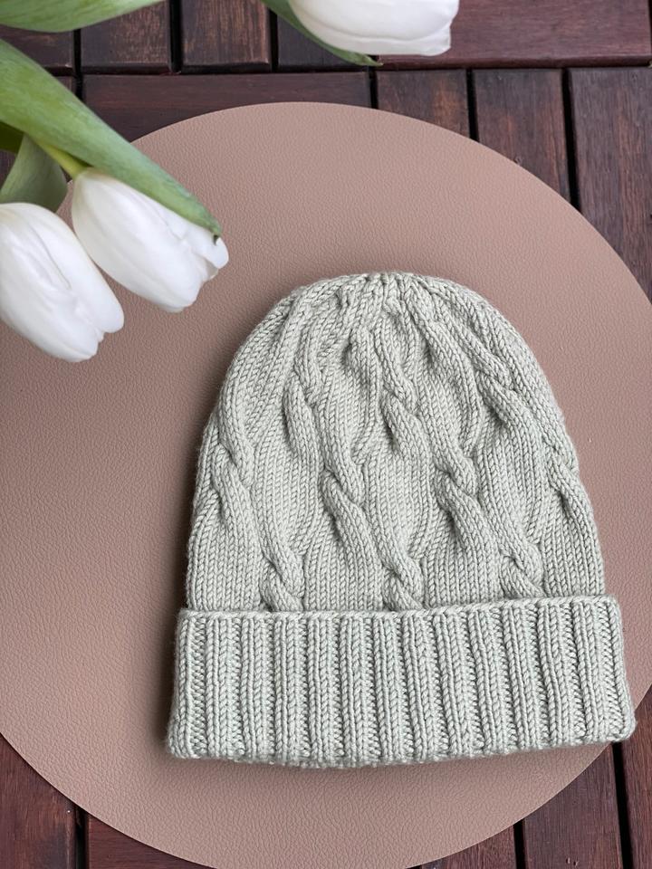 Gestrickte Mütze Aus Merino ohne Bonbons 56-57 cm in Erding