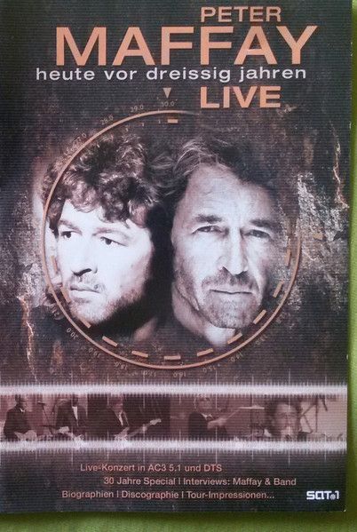 DVD Peter Maffay - Heute Vor Dreissig Jahren -Live in Lörzweiler