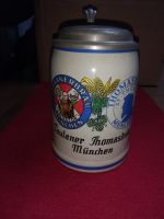 Bierkrug mit Zinndeckel Paulaner Thomasbräu München Nordrhein-Westfalen - Oberhausen Vorschau