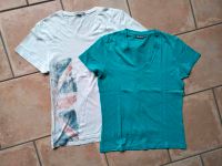 2 Stück Herren Shirt M weiß türkis Duisburg - Rumeln-Kaldenhausen Vorschau