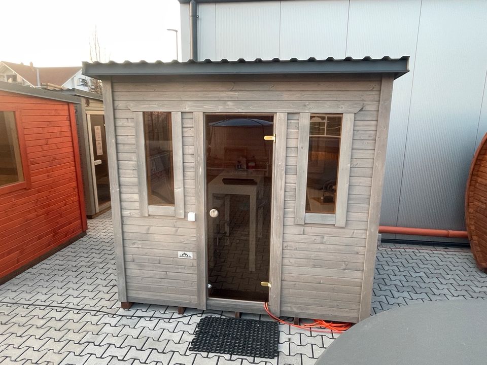 Garden-Office Garten Büro Sauna Gartenhaus Laube DIY -GEBRAUCHT- in Hochdorf-Assenheim