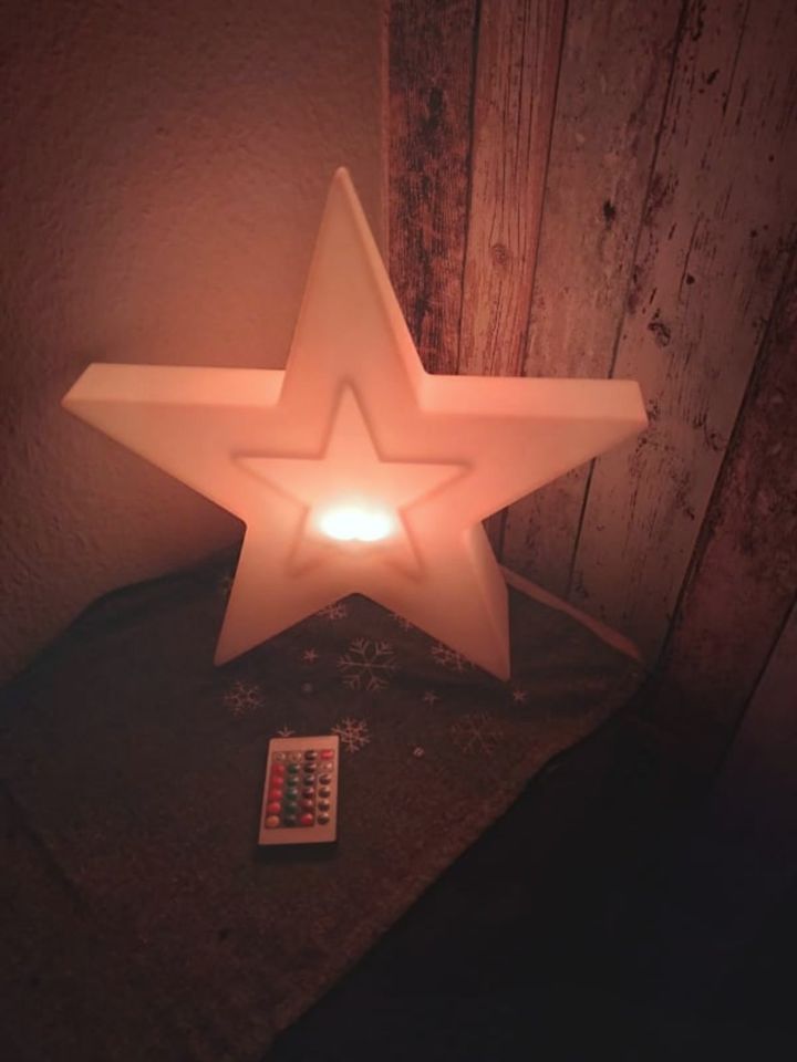 Lumen Style Star 40 cm Leuchtstern LED Multicolor Winterstern NEU in Miltenberg