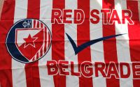 Red Star Belgrade Retro Flag 150x90cm Hessen - Flörsheim am Main Vorschau