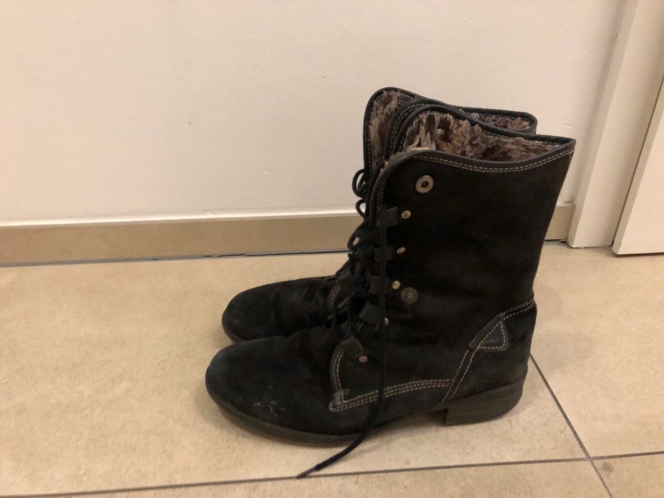 Josef Seibel Stiefel schwarz Gr.41 in Rösrath