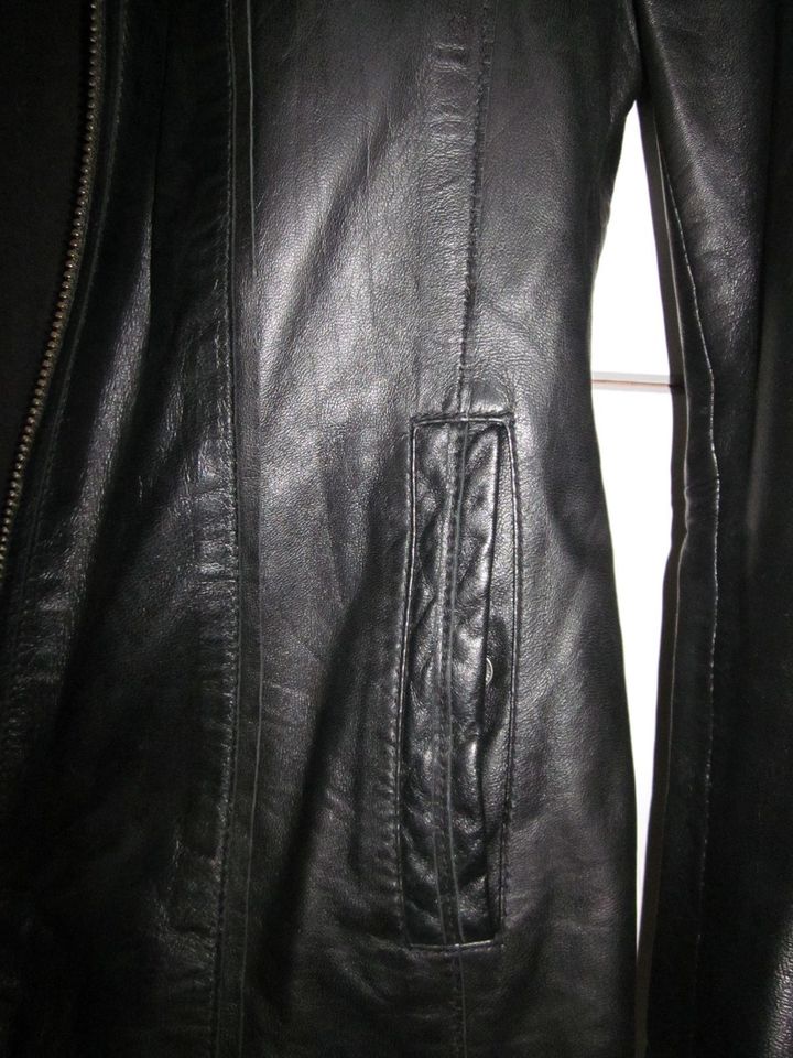 neu Lederjacke schwarz M Gr. 38 Gharani strok Leder in Bruchmühlbach-Miesau