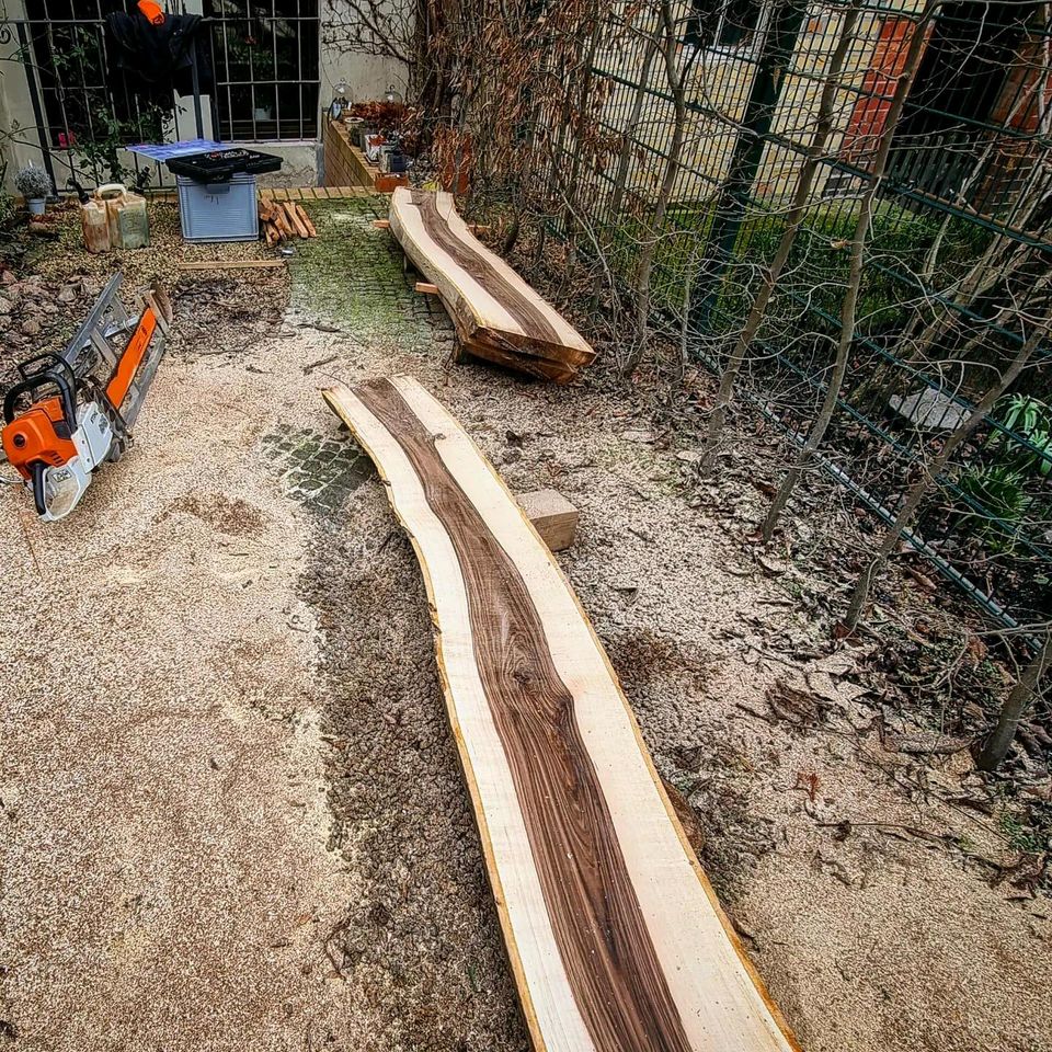 Lohnschnitt/ Sägewerk/ Holz/ Holzbohlen in Leipzig