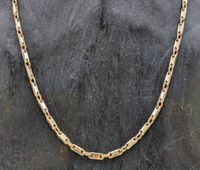 Luxus Plattenkette 585/14k Halskette 62cm 32,40Gr. Gelbgold Kette Kiel - Hassee-Vieburg Vorschau