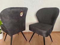 2St. Stuhl "Oder" mit Taschenfederkern, Stoff anthrazit Rheinland-Pfalz - Trier Vorschau