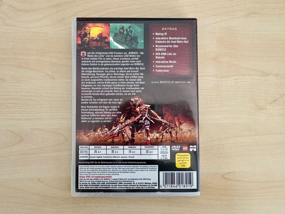 Lego Bionicle DVD - Die Legenden von Metru Nui in Sauerlach