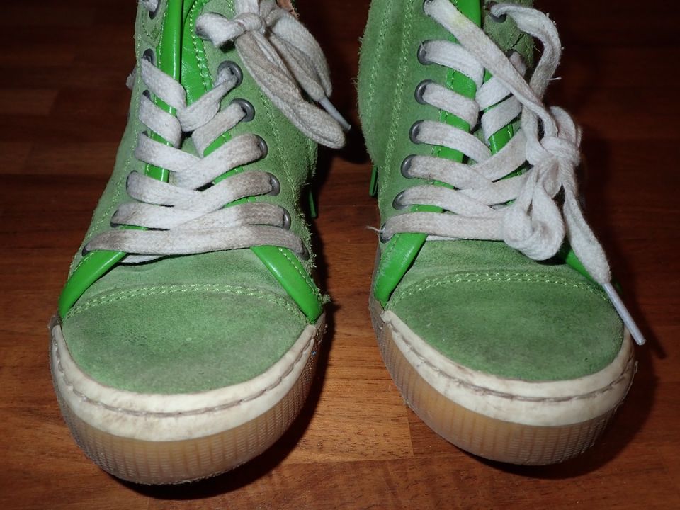 Bisgaard Schuhe Sneaker hoch grün 32 in Ascheberg