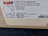 Popp Capello Opalglasleuchte glänzend 370mm Höhe 111mm E27 100W Berlin - Hohenschönhausen Vorschau