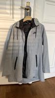 NIKE LAB Sommer Mantel Winddicht Kapuze Grau S long jacket Baden-Württemberg - Plochingen Vorschau