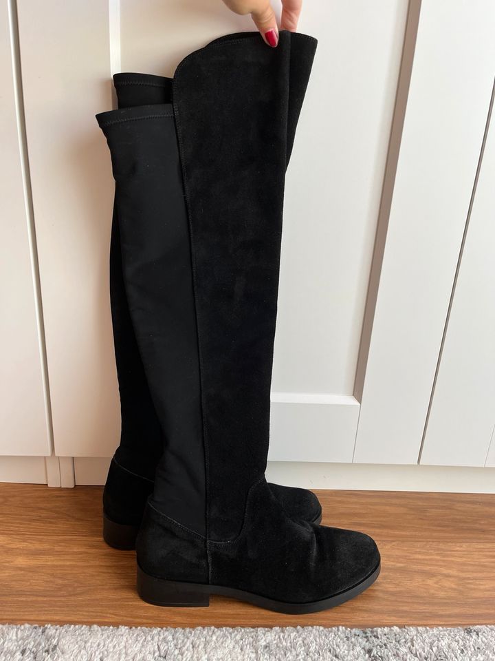 Overknee Boots Stiefel Schuhe Gr. 41 Buffalo schwarz in Mannheim