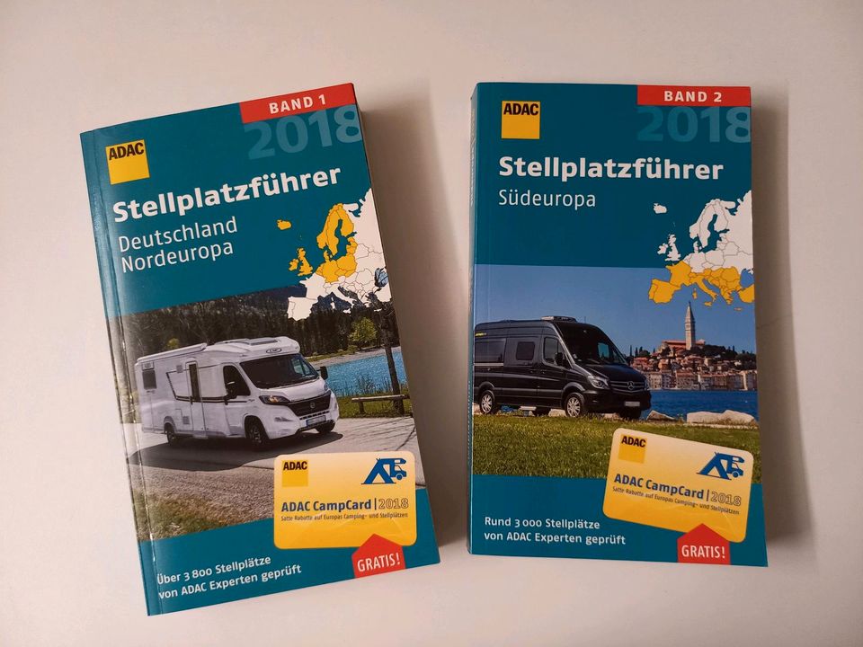 ADAC Stellplatzführer 2018 Band 1+2, je 5,00€ in Berlin