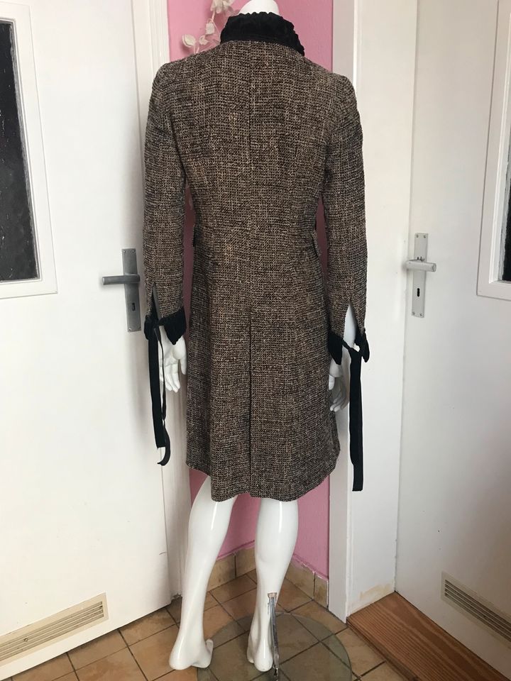 Zara Mantel Gr. M Boucle Tweed Glitzerfäden Vintage in Wiesbaden