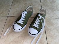 Gr.39 Schuhe Mädchen Damen Stoffschuhe Vty oliv Bayern - Obing Vorschau