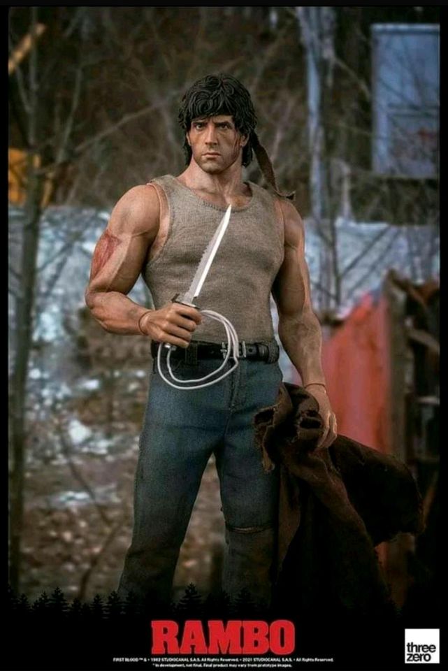 Three Zero John Rambo First Blood 1/6 no Neca in Essen Freisenbruch