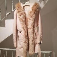 Plüschjacke/Mantel Beige, neuwertig 38 Baden-Württemberg - Reilingen Vorschau