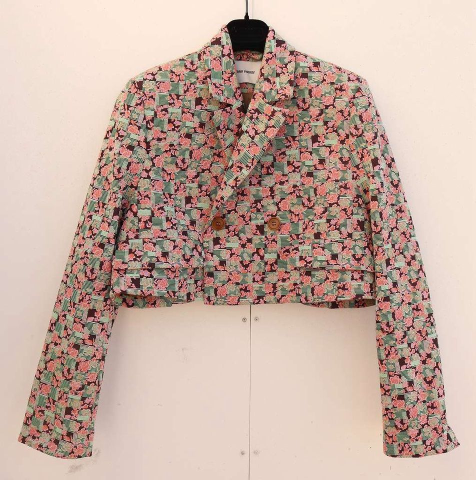 Henrik Vibskov Cropped Blazer aus Jacquard in München