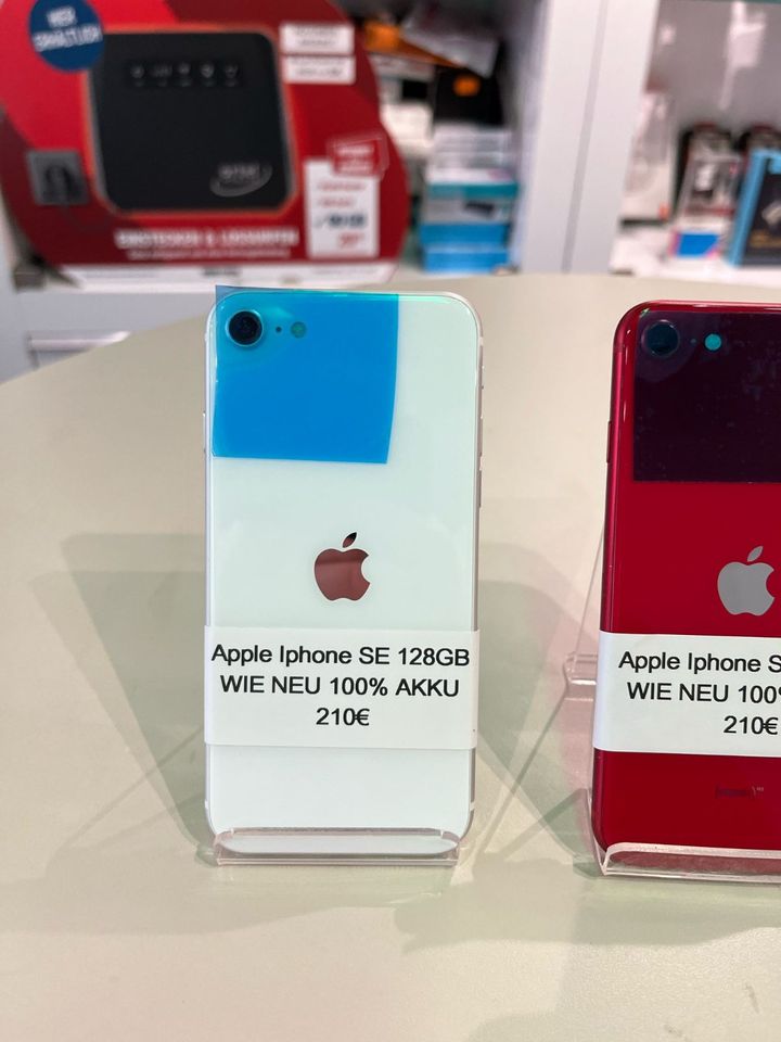 Apple iPhone SE 2020 128GB ALLE FARBEN WIE NEU RECHNUNG in Hofheim am Taunus