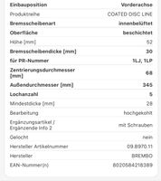 Bremsscheiben vorne und hinten für Audi A6 4g Nürnberg (Mittelfr) - Südoststadt Vorschau