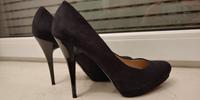 Velours high heel Pumps 40 Zara schwarz Stiletto Nürnberg (Mittelfr) - Aussenstadt-Sued Vorschau