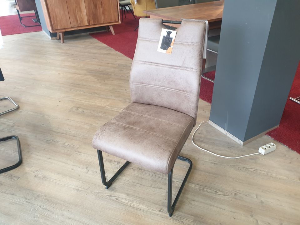 Neu Freischwinger Schwingstuhl vintage Schlamm schwarz Stühle NEU in Dinslaken