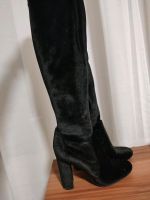 Schwarze lange Stiefel zu verkaufen gr. 38 Hessen - Hanau Vorschau