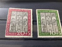 Briefmarken Bundesrepublik 1951  Marienkirche Lübeck Nordrhein-Westfalen - Halle (Westfalen) Vorschau