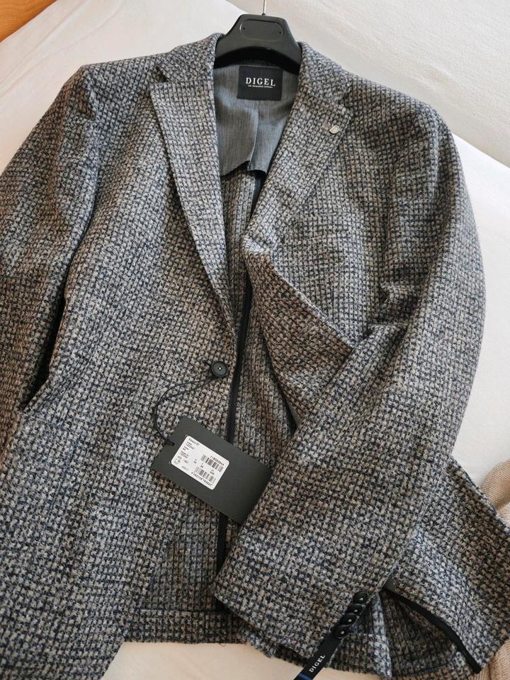 neu mit Etikett Sakko Jacke Jacket Digel Gr 54 Schurwolle in Recklinghausen