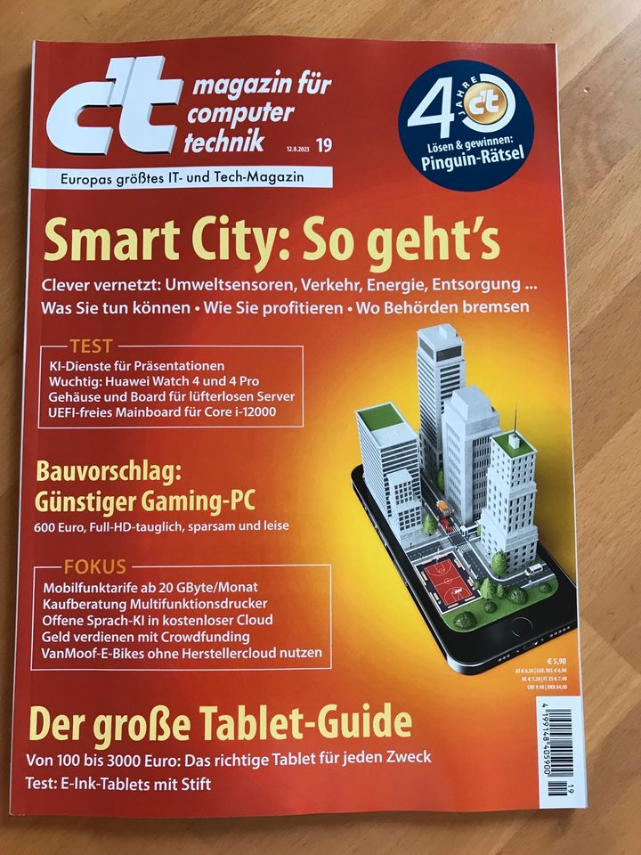 c‘t Magazin für Computertechnik 2023 (Nr. 9-13; 15-21; 24-29) neu in Frankfurt am Main