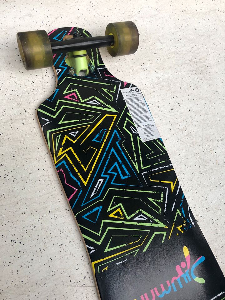 Muuwmic Longboard ABEC 7 Neon in Reutlingen