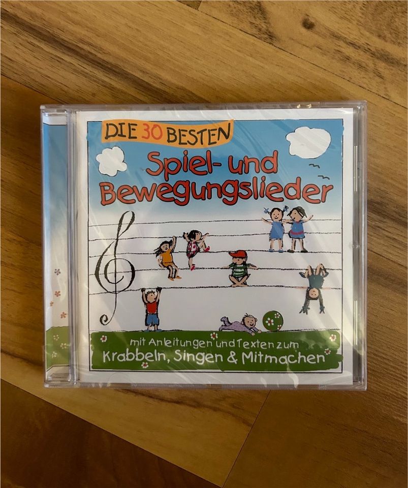 CD „Die 30 besten Spiel- und Bewegungslieder“ (neu) in Hohenroda