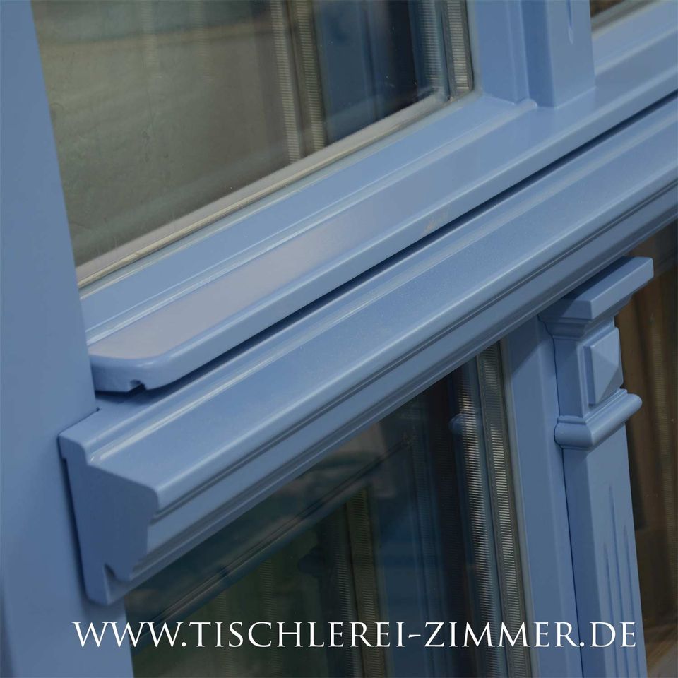 Denkmalschutzfenster mit besonders schmalen Profilen in Pirna