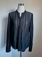 Bluse L Vila Spitze Schwarz Gothic Business  Retro Pinup Rock Hamburg-Mitte - Hamburg Hamm Vorschau
