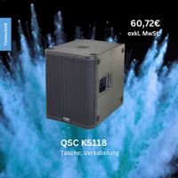 QSC KS118 Subwoofer mieten Veranstaltungstechnik Niedersachsen - Bersenbrück Vorschau