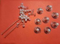Haarschmuck, Haarnadel, Spiralen mit Perlen für Braut, Hochzeit Kr. München - Planegg Vorschau