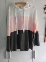 Kapuzenshirt, weiß/rose/grau, 2XL, neu mit Ettikett Schleswig-Holstein - Hohenlockstedt Vorschau