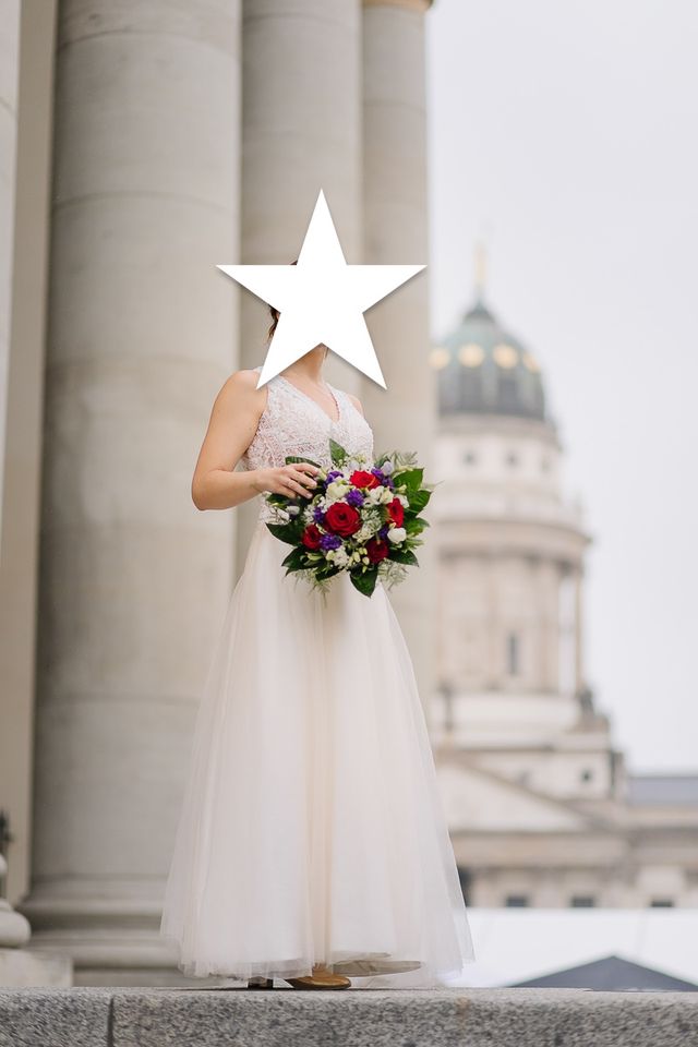 Hochzeitskleid Brautkleid xs mit Spitze in Berlin