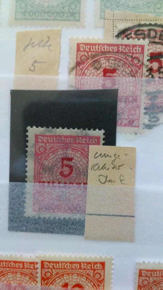 Briefmarken Deutsches Reich in Dresden
