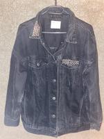 asos Jeansjacke schwarz Nieten Größe 10 L / XL Bayern - Bamberg Vorschau