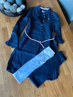 Mädchen Kleid + Strumpfhose Set Gr 140 Hessen - Fritzlar Vorschau