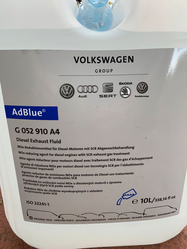 10 L Ad Blue original VW G 052 910 A4 AdBlue