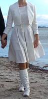 Hochzeitskleid, Standesamtkleid mit Spitze in Gr. 34 neuwertig Niedersachsen - Herzberg am Harz Vorschau
