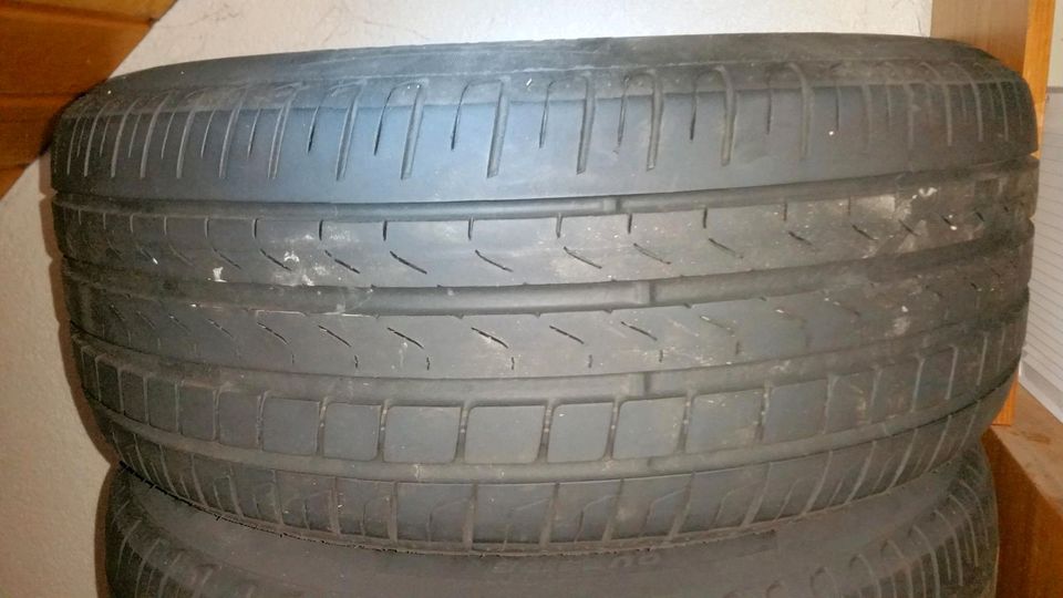 4 Sommer-Reifen auf Mercedes Alu-Felgen 225/55 R16 in Germersheim