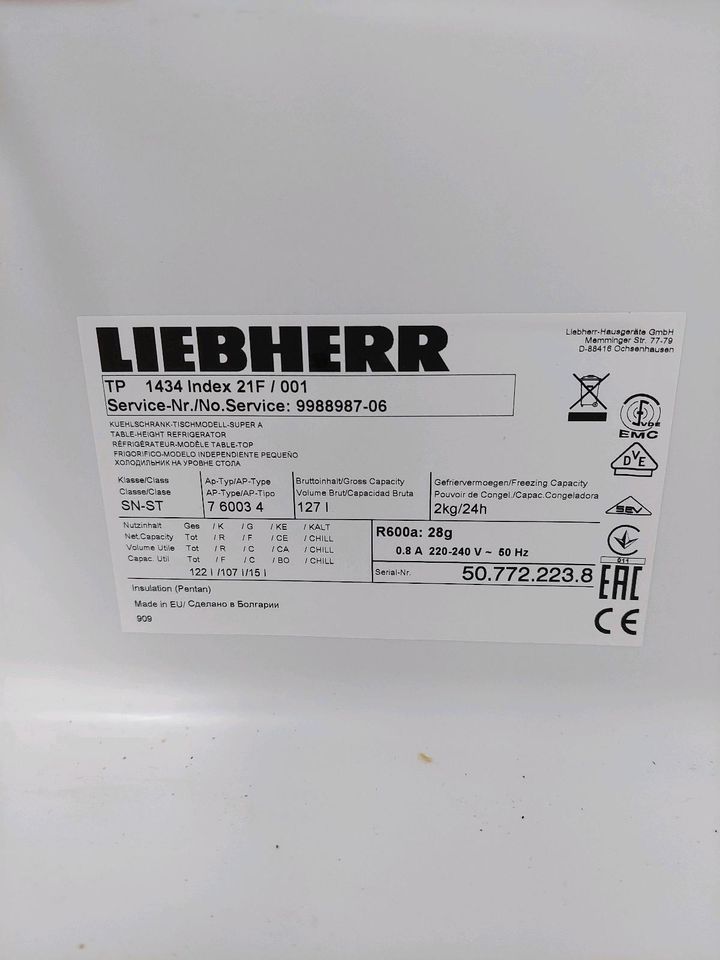 Liebherr Kühlschrank TP 1434 in Beucha